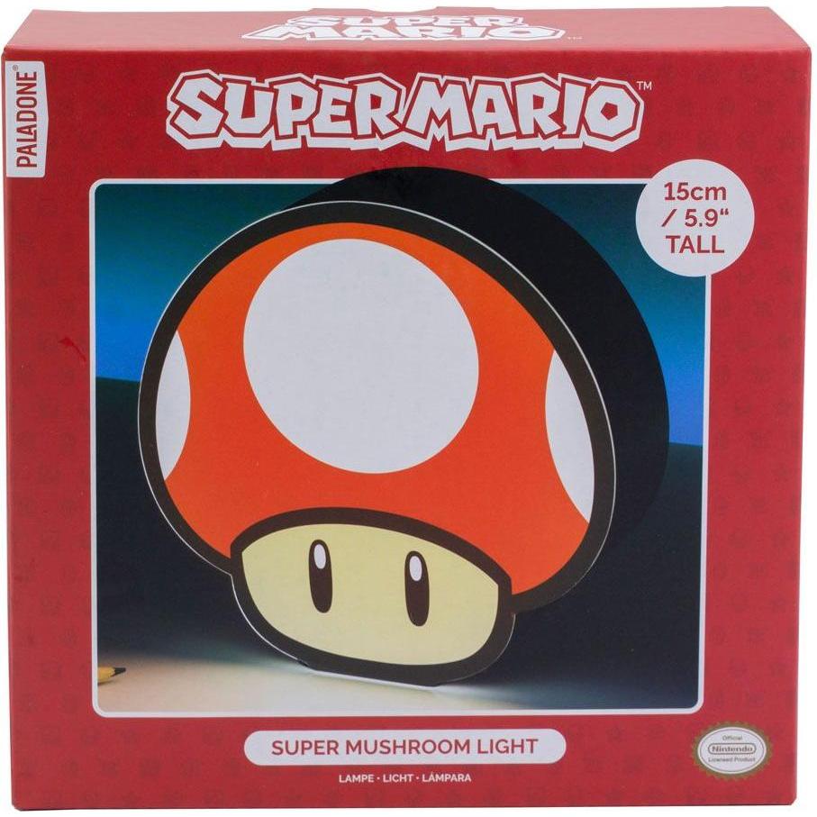 Paladone Products, Tischlampe, Lampada Super Mushroom 2D Light