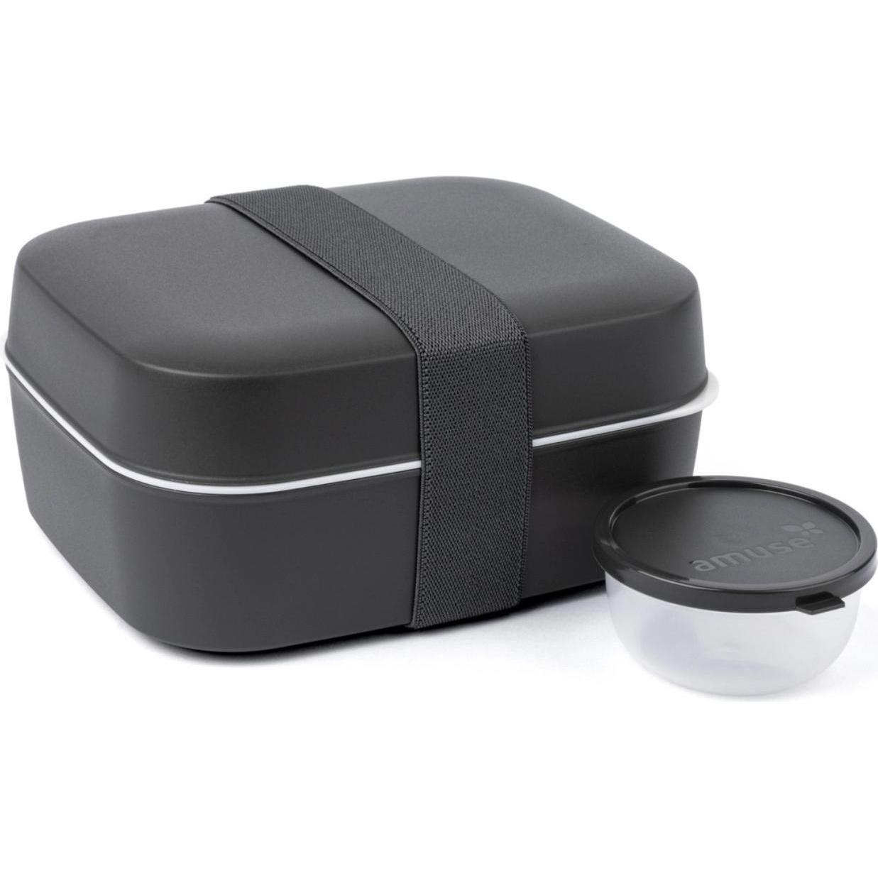 Amuse 3-in-1 Lunchbox, Portapranzo, Nero