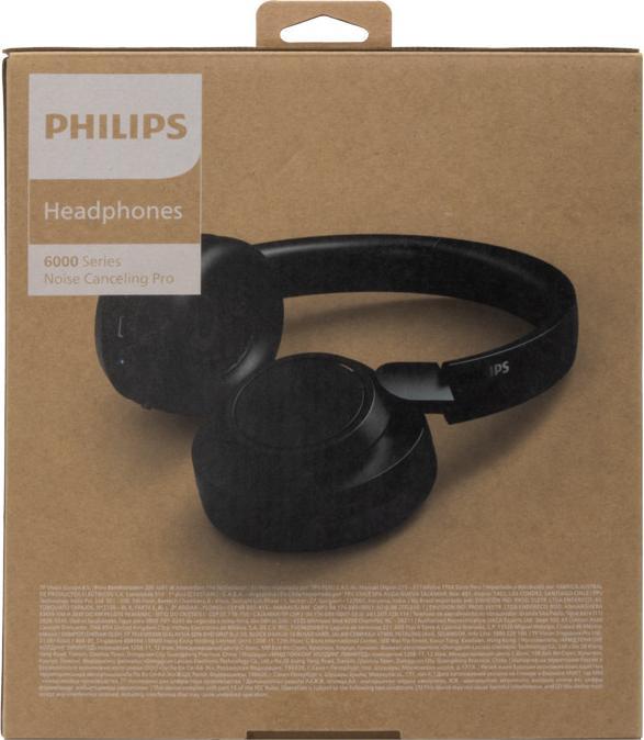 Actual product image Philips TAH6509BK (ANC, 45 h, Cable, Wireless)