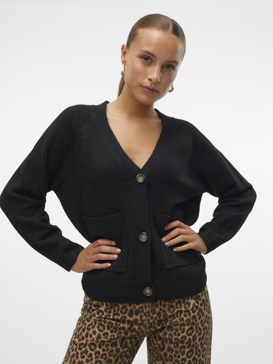 Immagine prodotto Vero Moda Cardigan Loose fit Scollo a V Polsini a costine Cardigan (M)