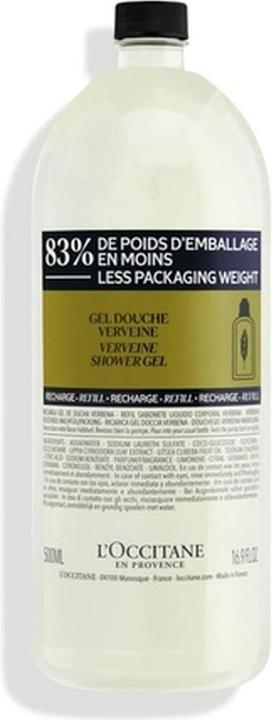 Actual product image L'Occitane Verbena Citrus Shower Gel - Refill (500 ml)