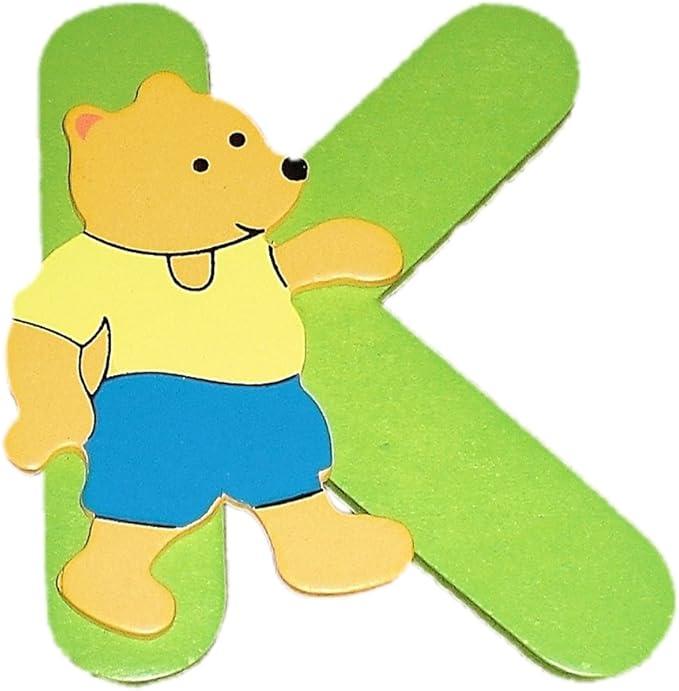 Actual product image Bieco Letter bear K 8cm wood
