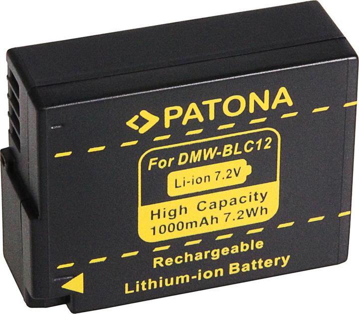 Actual product image Patona Panasonic DMW-BLC12 (Camera battery)