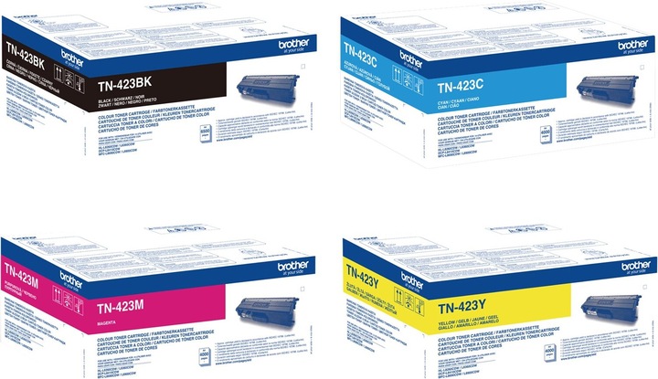 Actual product image Brother TN-423 Set