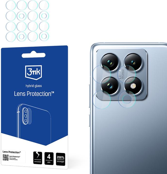 Produktbild 3MK Lens Protect Xiaomi 14T / 14T Pro Ochrona na obiektyw aparatu 4szt. (4 Stk., Xiaomi 14T)