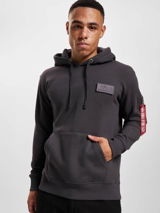 Alpha Industries Red Stripe Hoodie - 93407 (L)