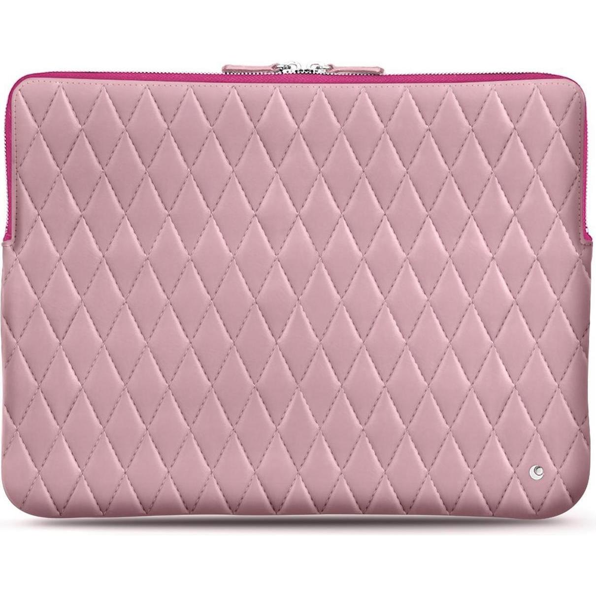 Noreve Lederhülle, Notebooktasche, Rosa