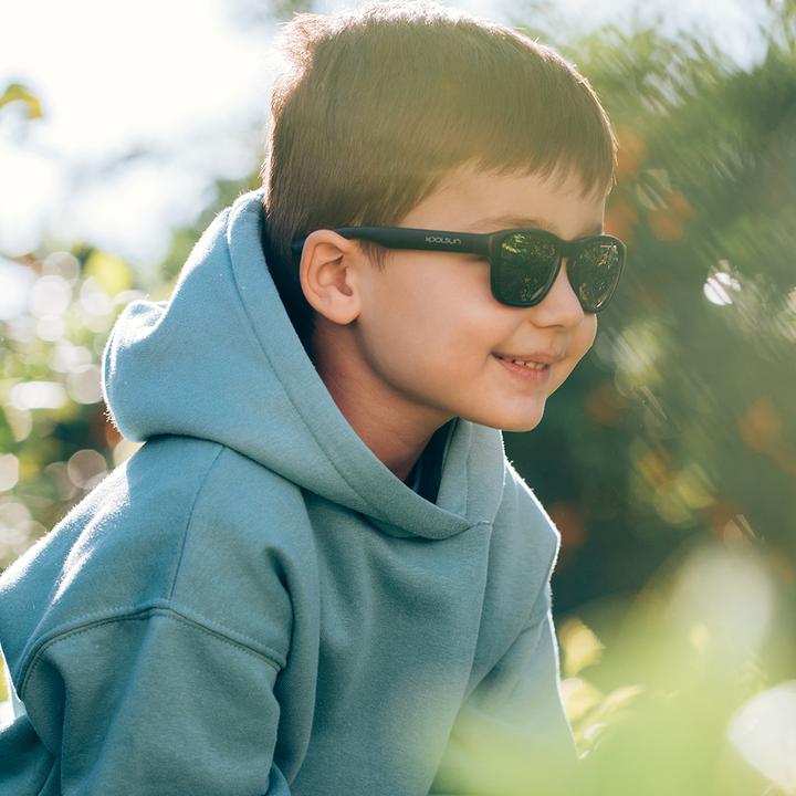 Immagine prodotto Koolsun Occhiali da sole Aspen Black per bambini e ragazzi