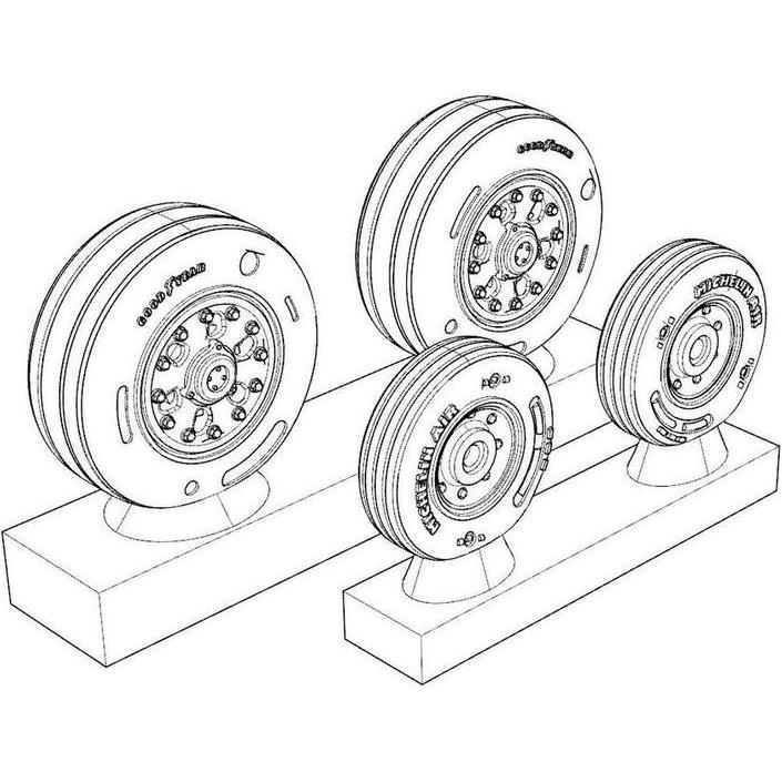 Brengun F/A-18 Wheels