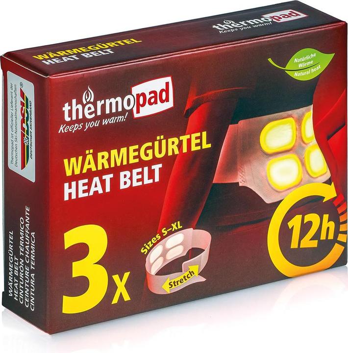 Actual product image Thermopad Warmer belt set of 3 (3x, 380 g)