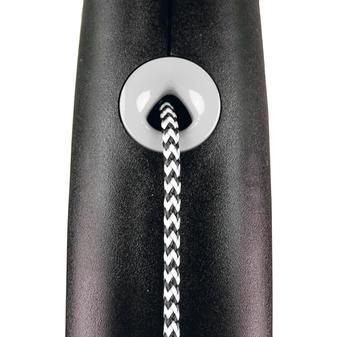 Thumbnail - Flexi BLACK EDITION Seil (S, Hund, Spazieren), Halsband + Leine
