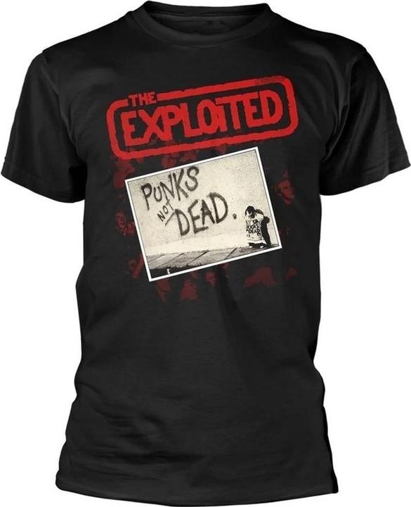 Actual product image Universal Textiles Unisex Adult Punks Not Dead T-Shirt (L)