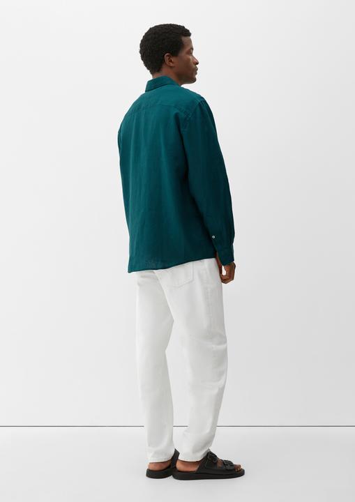 Immagine prodotto s.Oliver Hemd Leinenhemd mit Button-Down-Kragen (XXL)