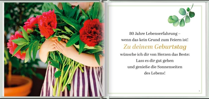 Produktbild Was ich dir wünsche zum 80. Geburtstag (Deutsch, Groh Verlag, 2022)