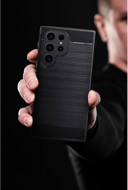 Produktbild Forcell SM Carbon Galaxy S22 Ultra schwarz (Samsung Galaxy S22 Ultra)