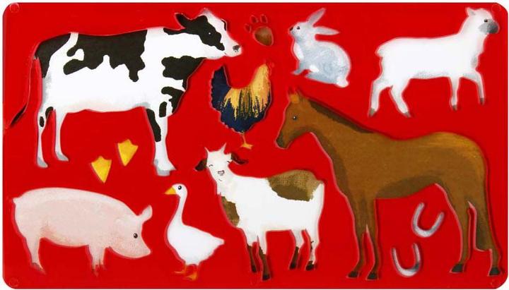 Produktbild Starpak Zeichenschablone aus Kunststoff - Tiere 2-tlg