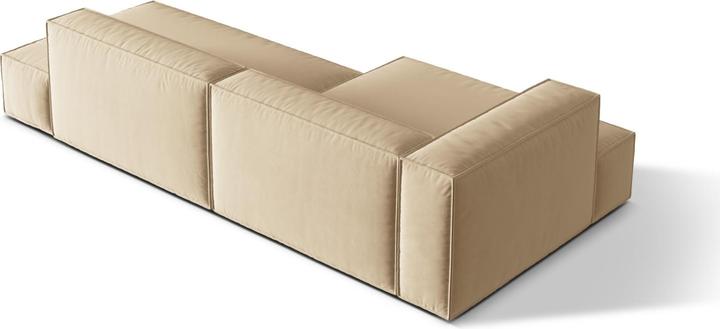 Actual product image Micadoni Modular Left Corner Sofa, "Nuria", 4 Seats, 147x312x72 Made in Europe (Modular sofa, Corner sofa)