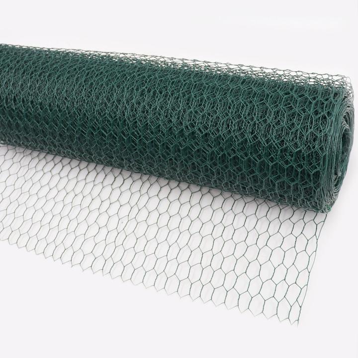 Produktbild Aquagart 160m Sechseckgeflecht Kaninchendraht Hasengitter grün Hasendraht 100cm