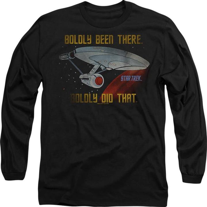 Actual product image Unisex Adult Boldly Did That T-Shirt (L)