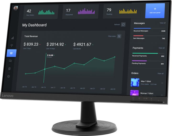 Lenovo D24-40 (1920 x 1080 pixels, 23.80")