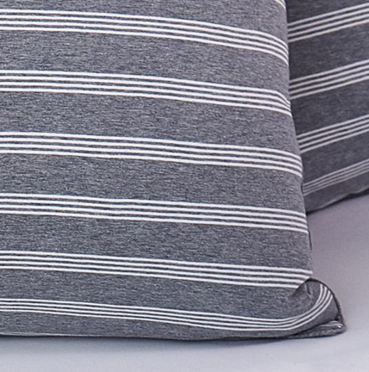 Actual product image Living Home Melange Jersey Double Face (Pillowcase, 65 x 100 cm)