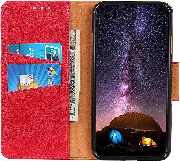 Actual product image MU Classic Crazy Horse IV Leather Bookcover Series (Nokia 3.4)