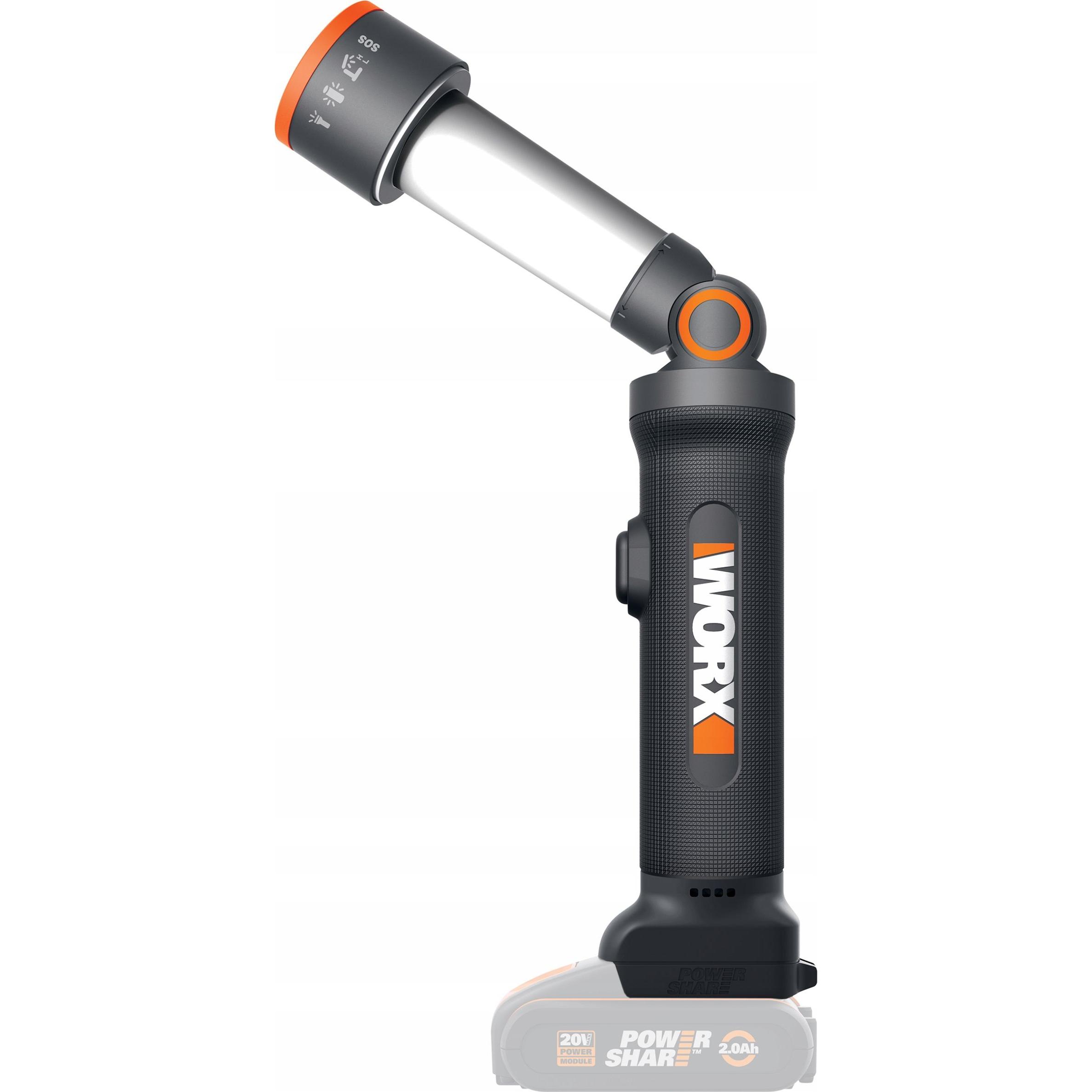 Worx, Taschenlampe, 20V 4-in-1 LED Lampe WX027.9 (510 lm)