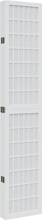 Image du produit vidaXL Séparation de pièce Paravent Mur d'Espagne 6 pcs. blanc bois massif