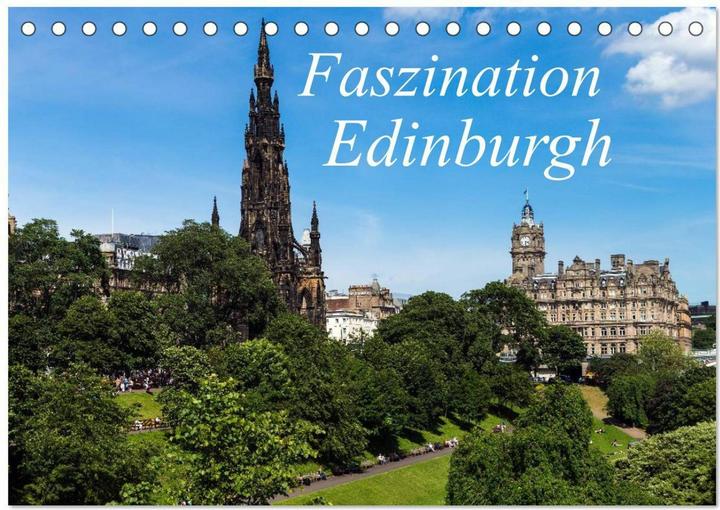 Produktbild Faszination Edinburgh (Tischkalender 2026 DIN A5 quer), Monatskalender (A5)