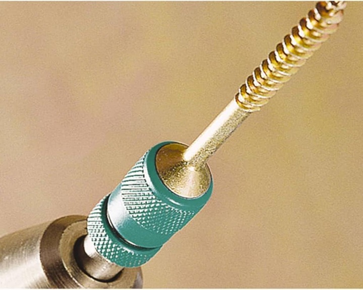 Produktbild wolfcraft Bithalter mit Tiefenanschlag und Ringmagnet (60mm)