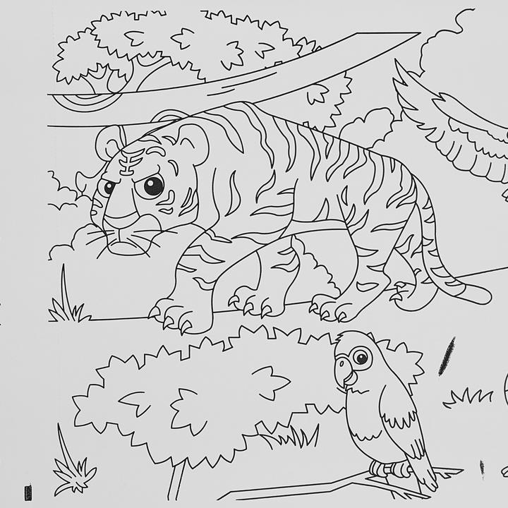 Actual product image Relaxdays 2x colouring roll sheets (38 x 100 cm)