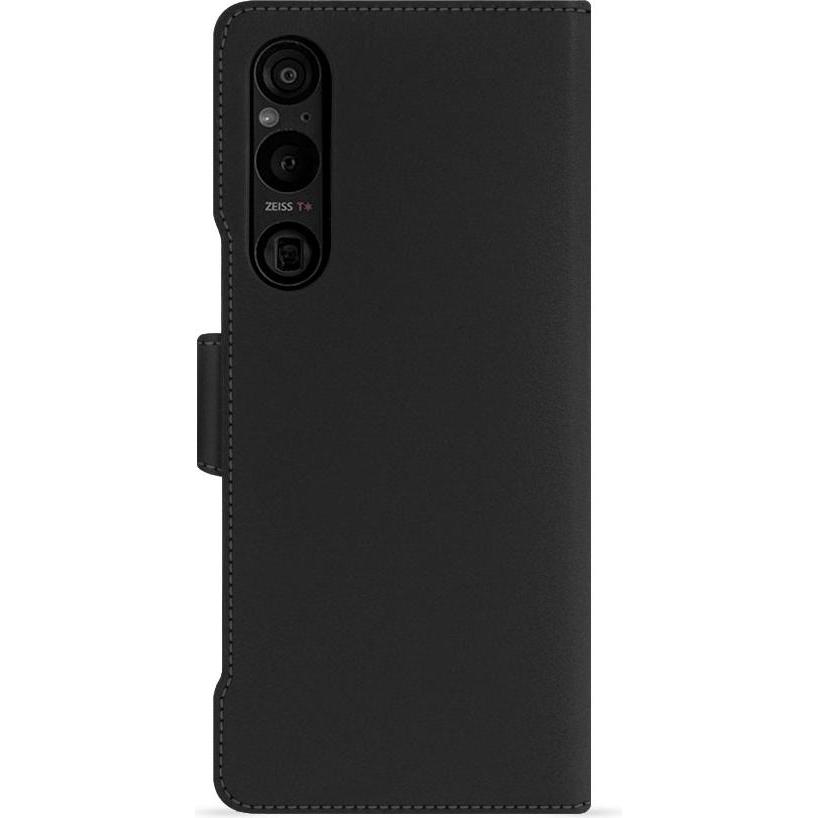 Thumbnail - Noreve Lederschutzhülle Sony Xperia 1 V (Sony Xperia 1 V), Smartphone Hülle, Schwarz