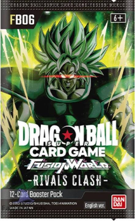 Image du produit Dragon Ball Rivals Clash Booster FB06 EN (Anglais, Pack de boosters)