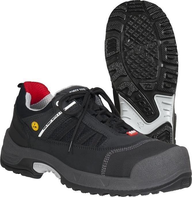 Produktbild Jalas Halbschuh 3018 Zenit schwarz grau rot S3 Gr. 43 (S3, 43)