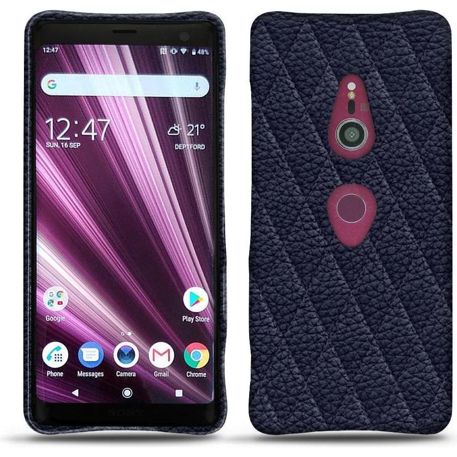 Thumbnail - Noreve Lederschutzhülle (Sony Xperia XZ3), Smartphone Hülle, Violett