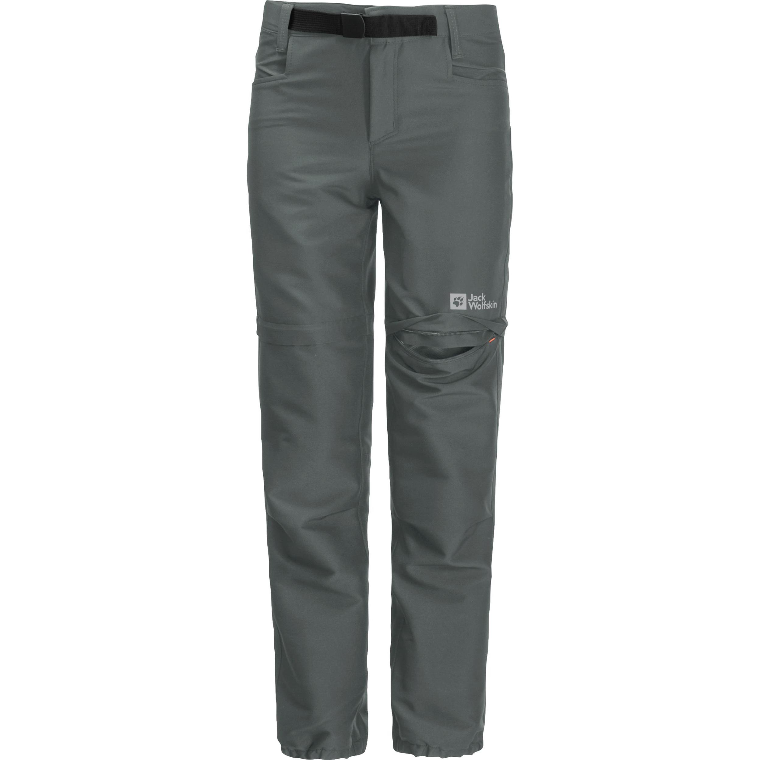Jack Wolfskin, Unisex, Outdoorhose, Active Zip Off Pants K (128), Grün, 128