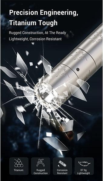 Actual product image Klarus K10, 1,200 lumen (9.80 cm, 1200 lm)