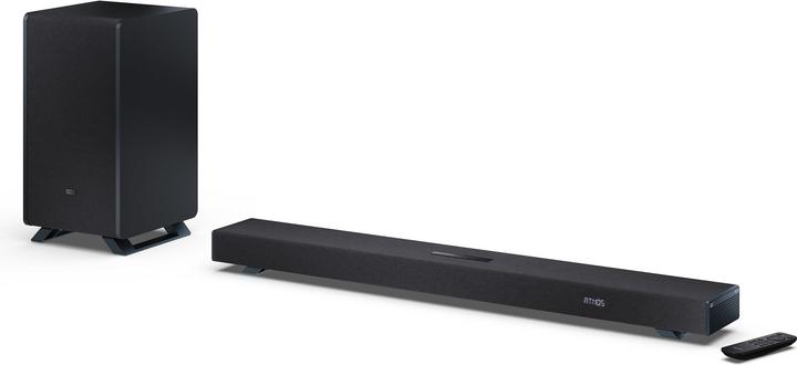 Image du produit Sharp Speakers HT-SBW53121(BK) Q 3.1.2 Dolby Atmos/ DTS:X Soundbar with Wireless Subwoofer, Black | (182 W, 3.1.2 Canal)