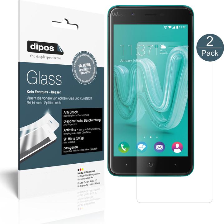 Produktbild Dipos Displayschutz Anti-Shock (2 Stück, Wiko Kenny)