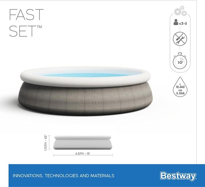 Actual product image Bestway Fast Ste Pool Set (Ø 457 x 107 cm)