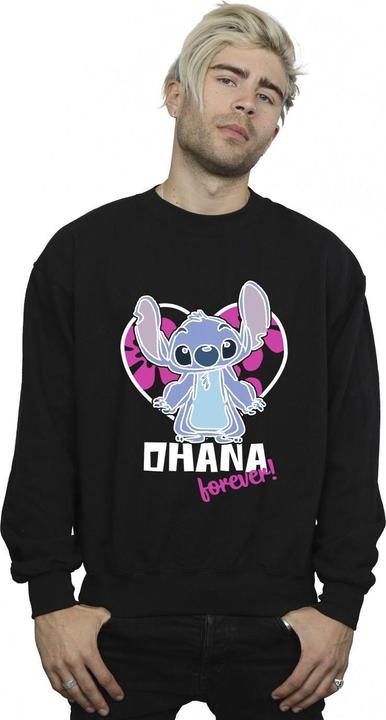 Produktbild Disney Lilo And Stitch Ohana Forever Heart Sweatshirt (S)