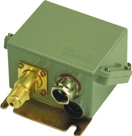 Produktbild Danfoss Druckschalter KPS 43, 1-10 bar, G1/4, Differenzdruck 0,7-2,8 barAuto Reset, AC-3 6A, 400VPG1