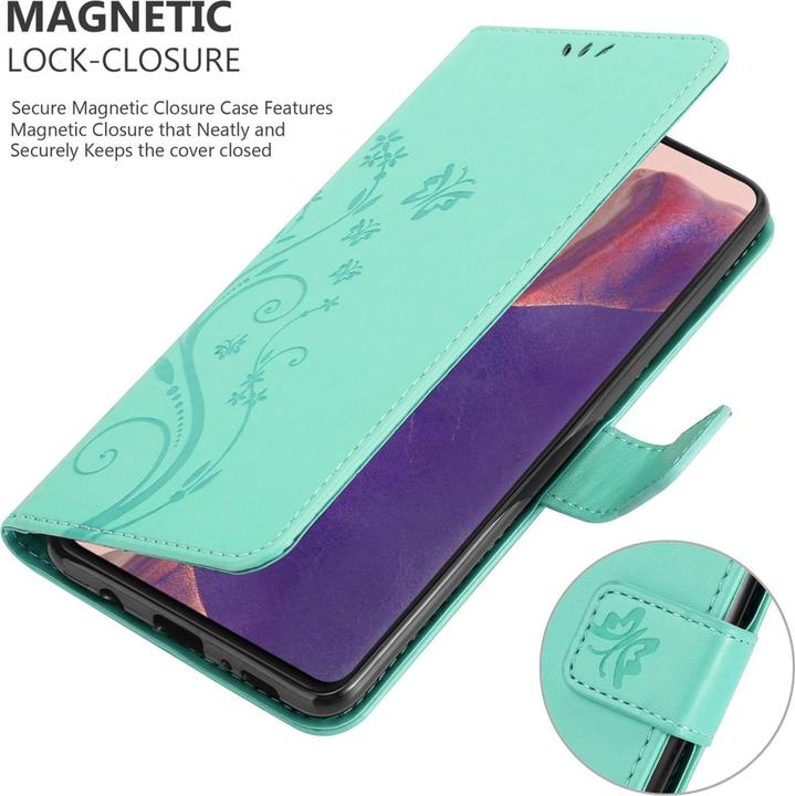 Image du produit Cadorabo Flower Book Housse pour Samsung Galaxy NOTE 20 (Samsung Galaxy Note 20)
