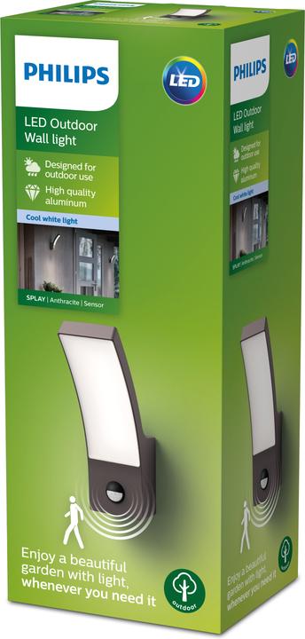 Actual product image Philips Splay wall lamp (1200 lm, IP44)