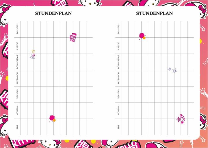 Image du produit Hello Kitty Schülerkalender A5 2026 - 17 Monate ab August 2025 (A5, 1 semaine / 2 pages)