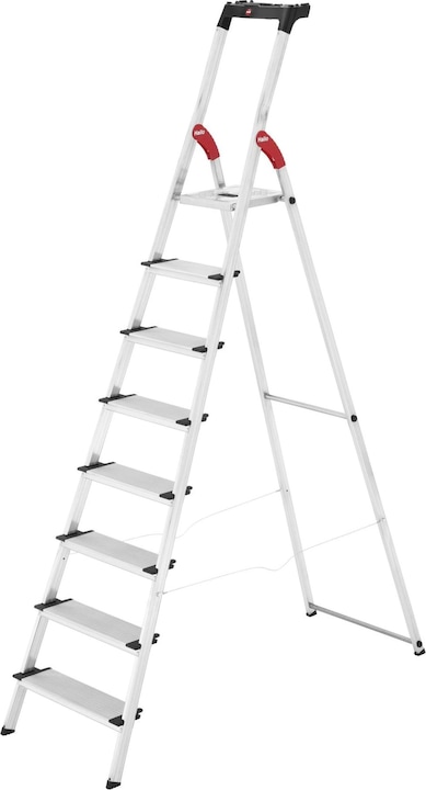 Image du produit Hailo Échelle ménagère en aluminium XXL (Échelle deux plans, 233 cm)