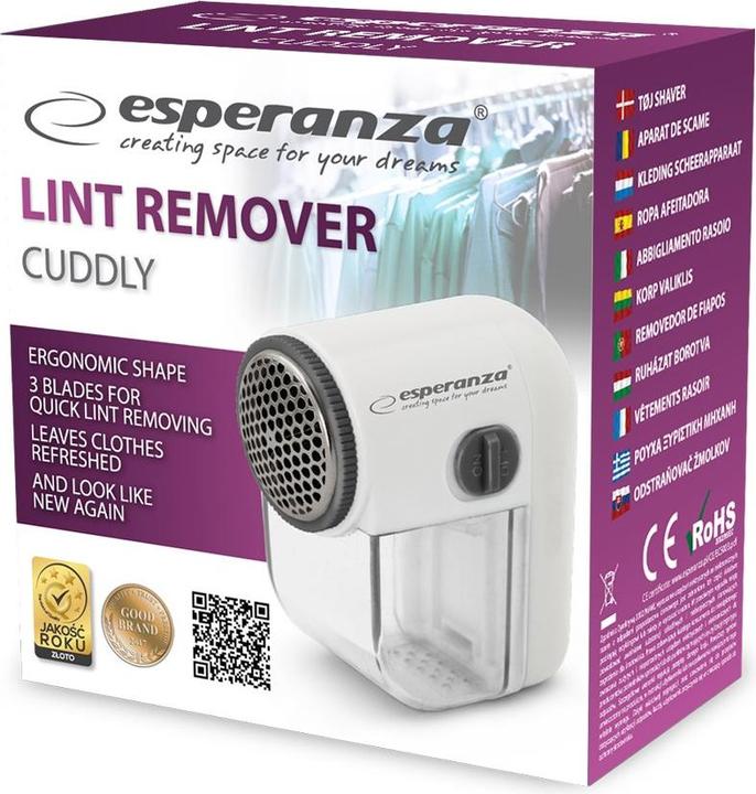 Actual product image Esperanza ECS003E White razor for clothing