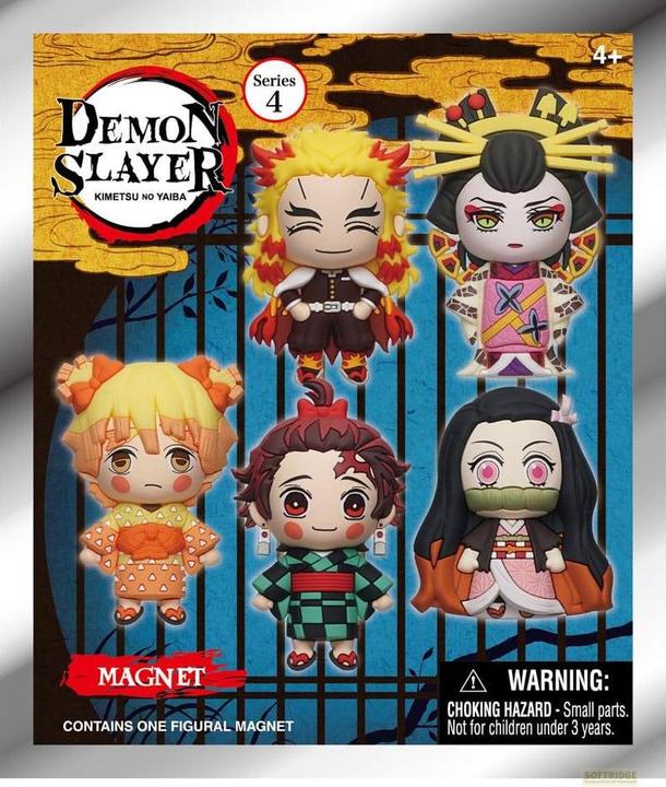 Produktbild Monogram Demon Slayer Magnete blind pack Series 4 Display (12)