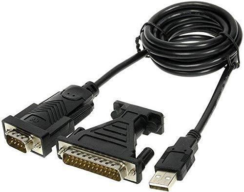 Actual product image PremiumCord USB-A - RS-232 USB cable, black (ku2-232)