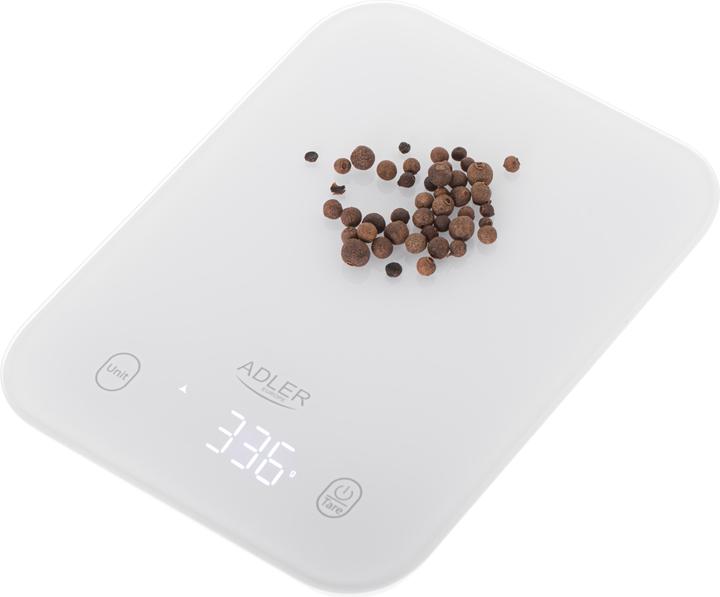 Produktbild Adler Kitchen Scale | AD 3181w | Graduation 1 g | Display type LED | White
